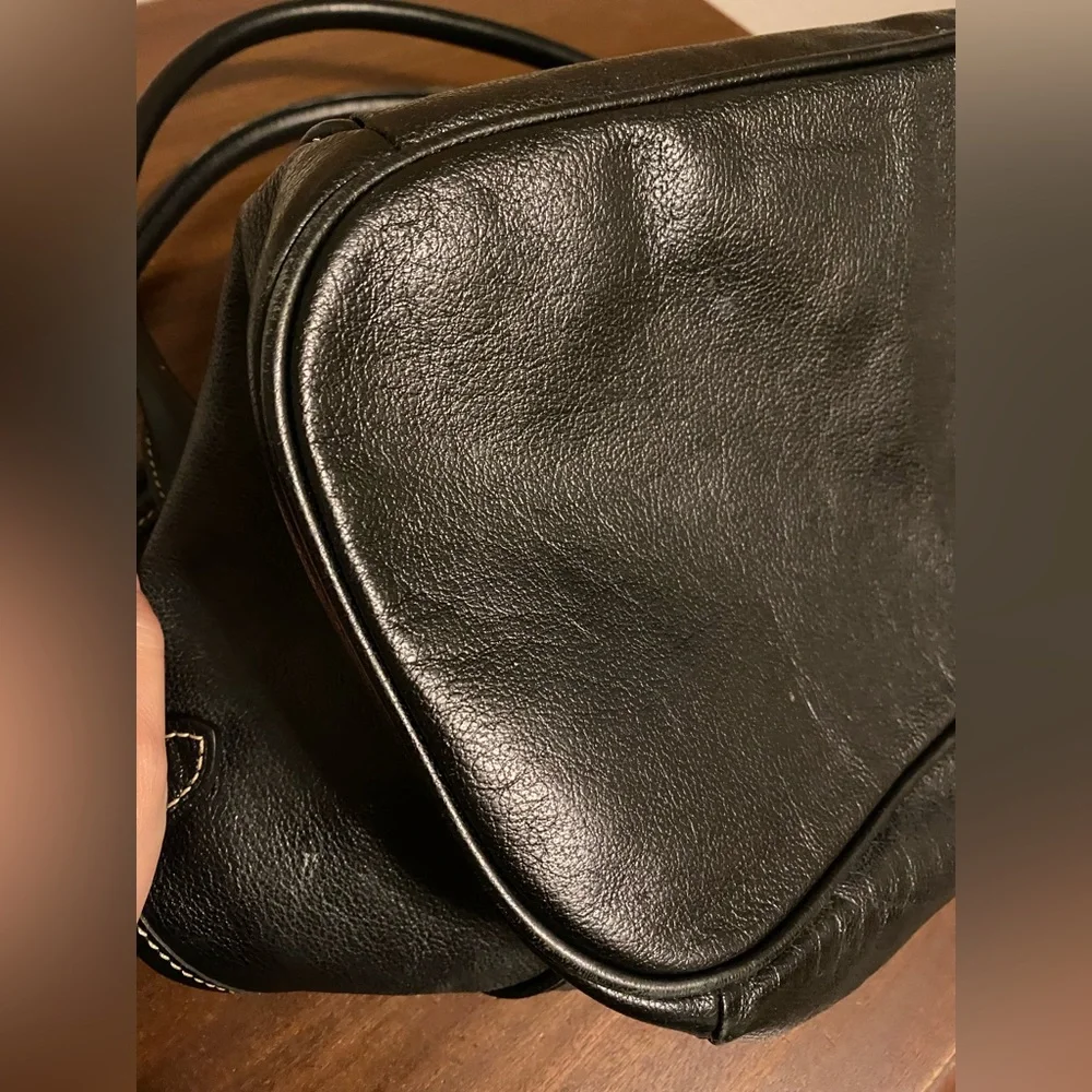 Dooney & Bourke Black Leather Tote Bag